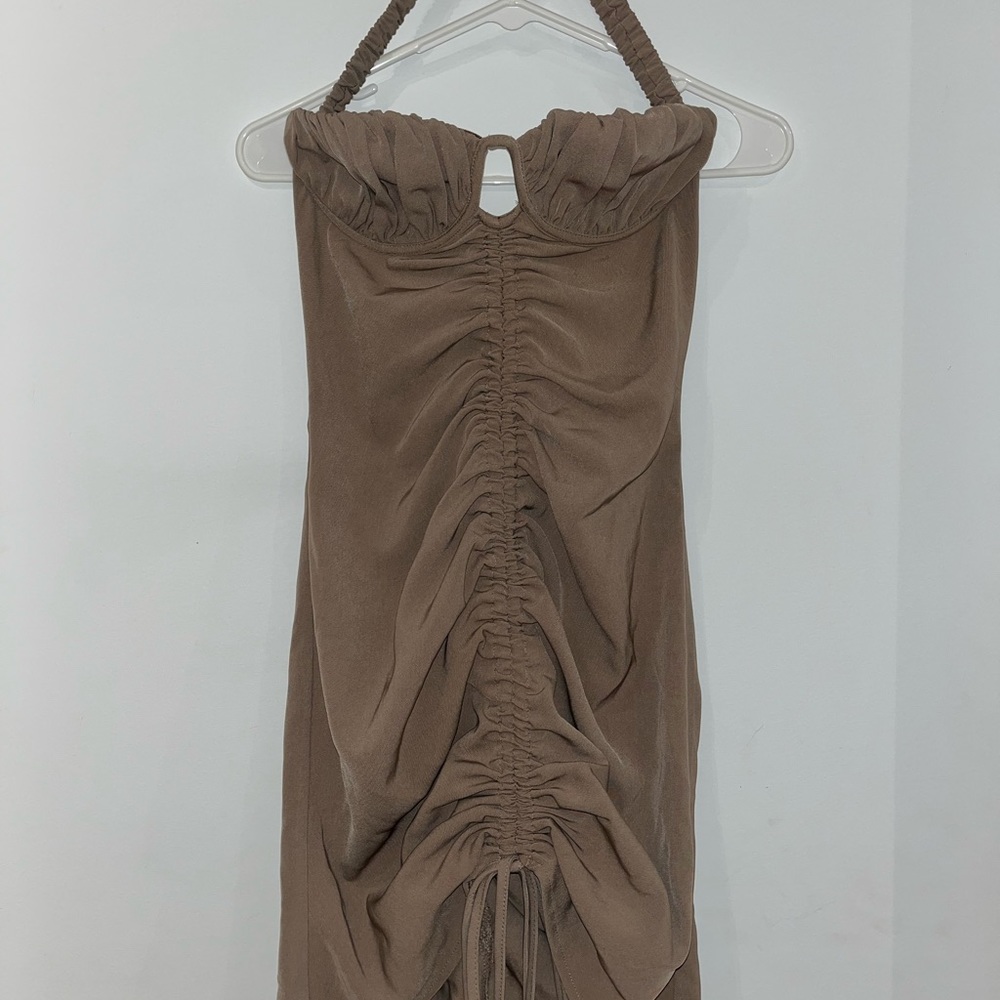Pretty Little Thing Beige Dress size 8